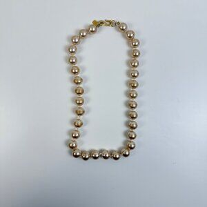 Vintage Kenneth J Lane 9" Faux Pearl Necklace